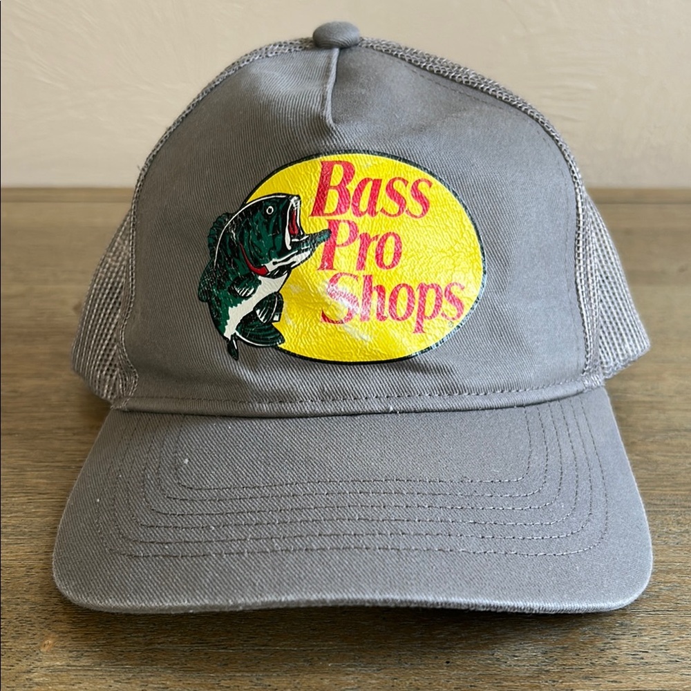 Bass Pro Shops Gray Trucker Hat